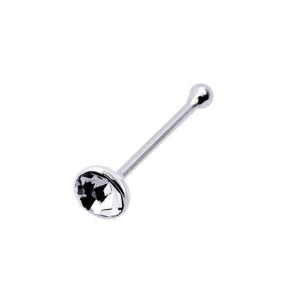 Silver  CZ Nose Studs - Pack of 20 2mm - NP1WH