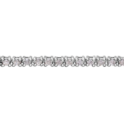 18ct White Gold  Round 1ct Diamond Tennis Tennis Bracelet 7.5 inch - PBCAXL01219W
