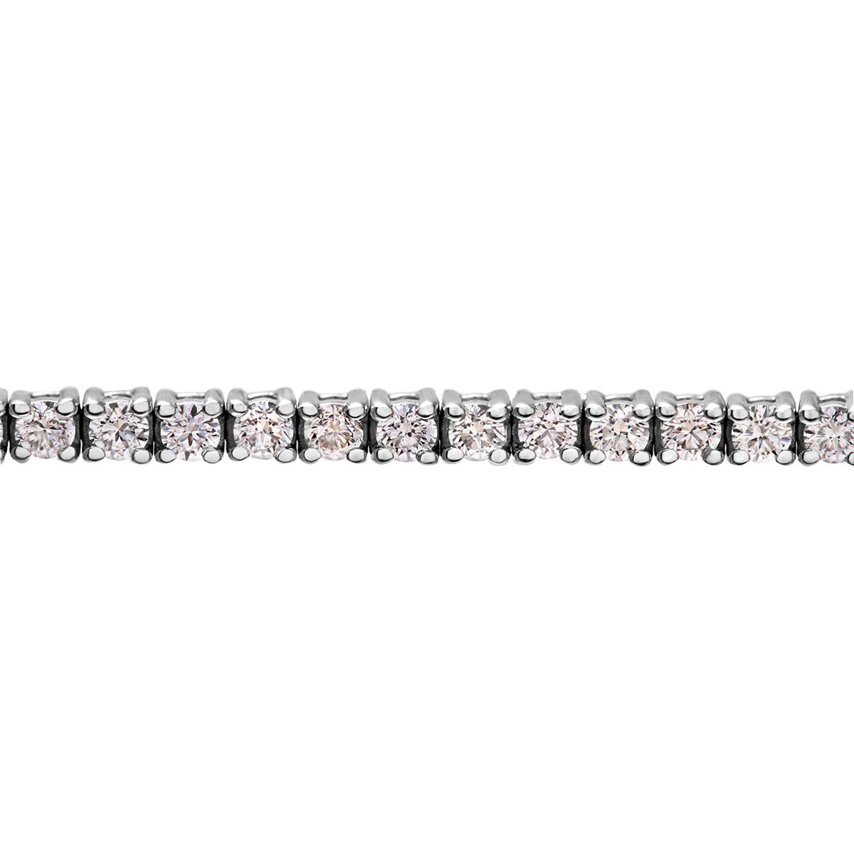 18ct White Gold  3ct Diamond Tennis Tennis Bracelet 7.25 inch - PBCAXL01876W