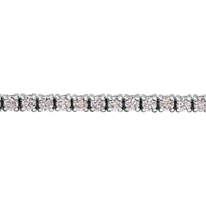 18ct White Gold  3ct Diamond Tennis Tennis Bracelet 7.25 inch - PBCAXL01876W