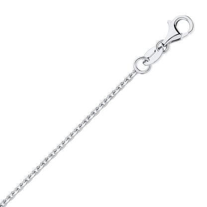 950 Platinum  Trace Cable Link Pendant Chain Necklace 0.9mm - PCN002A