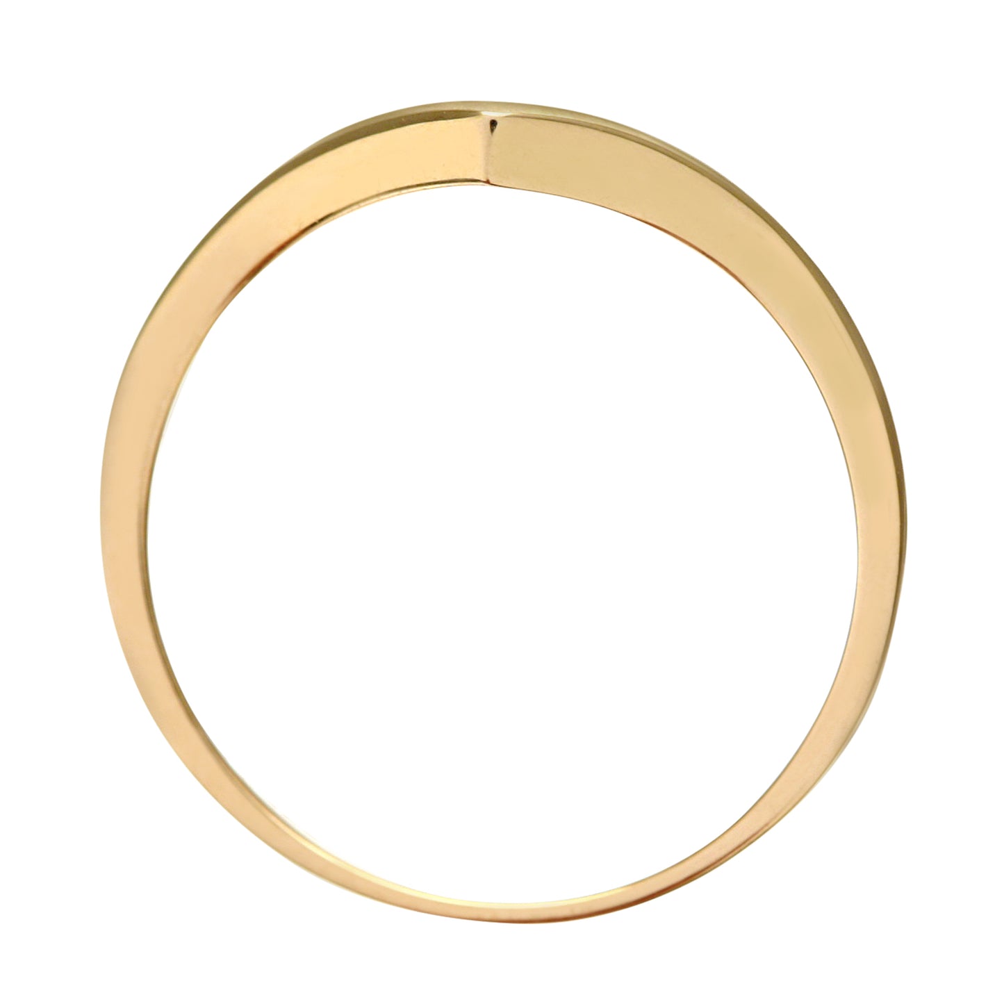 9ct Gold  2pts Diamond 0.46ct Amethyst Channel Wishbone Ring 2mm - PR0AXL3026YAM