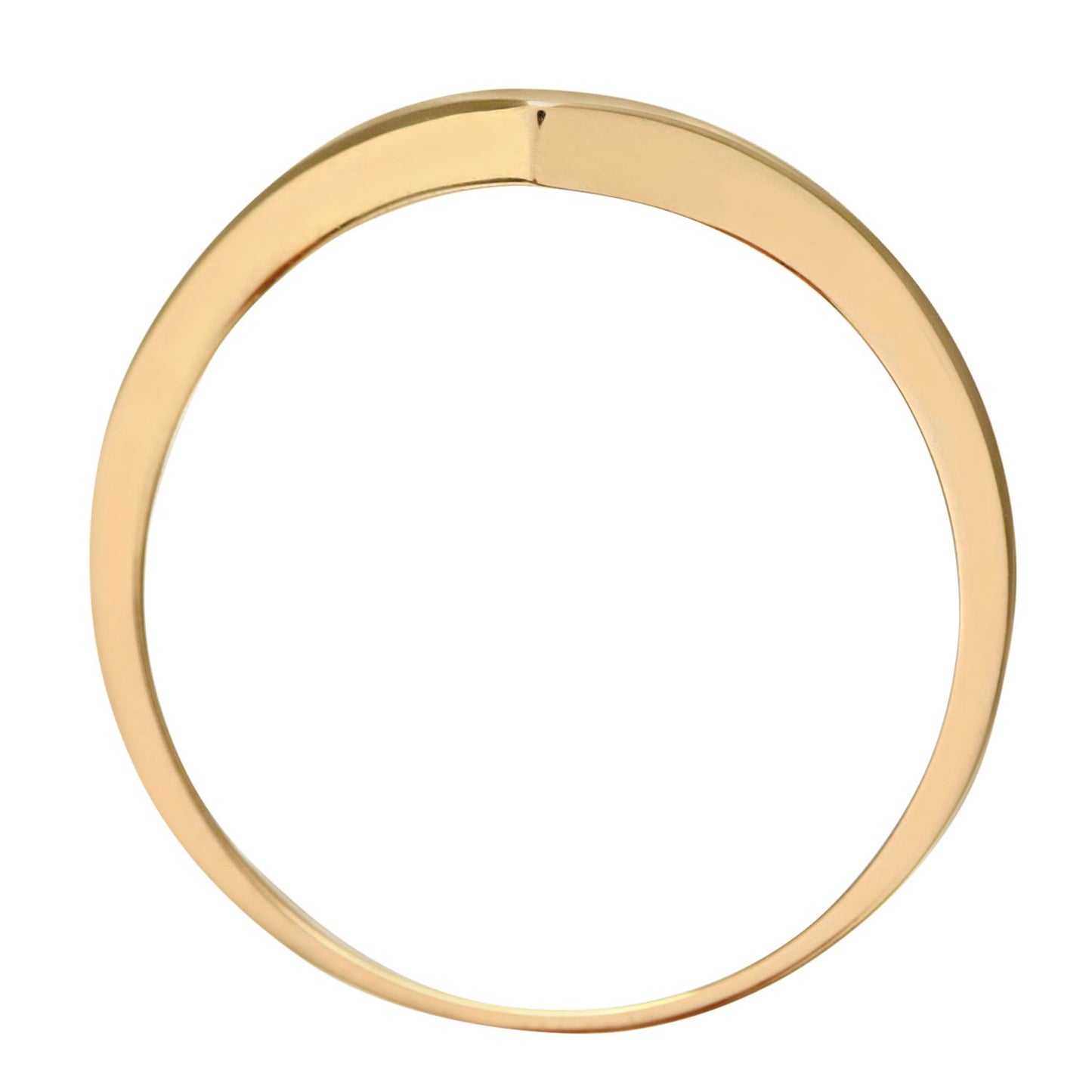 9ct Gold  2pts Diamond 0.38ct Tanzanite Channel Wishbone Ring 2mm - PR0AXL3026YTanz