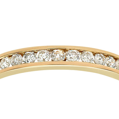 9ct Gold  1/3ct Diamond 11 Stone Channel Set Eternity Ring 2.5mm - PR0AXL3632Y