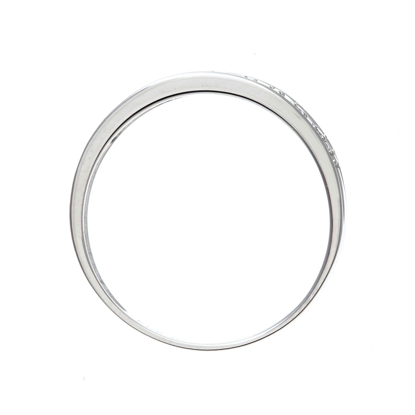 9ct White Gold  Diamond 11 Stone Column Bars Eternity Ring 1.5mm - PR0AXL4668W