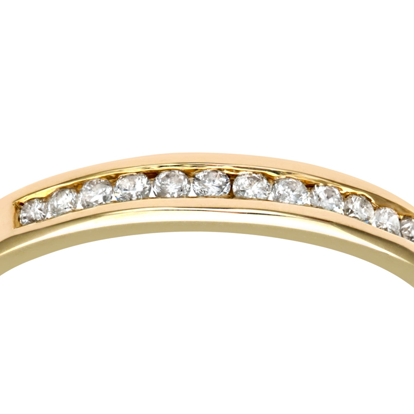 9ct Gold  12pts Diamond Channel Set 12 Stone Eternity Ring 1.5mm - PR0AXL8924Y