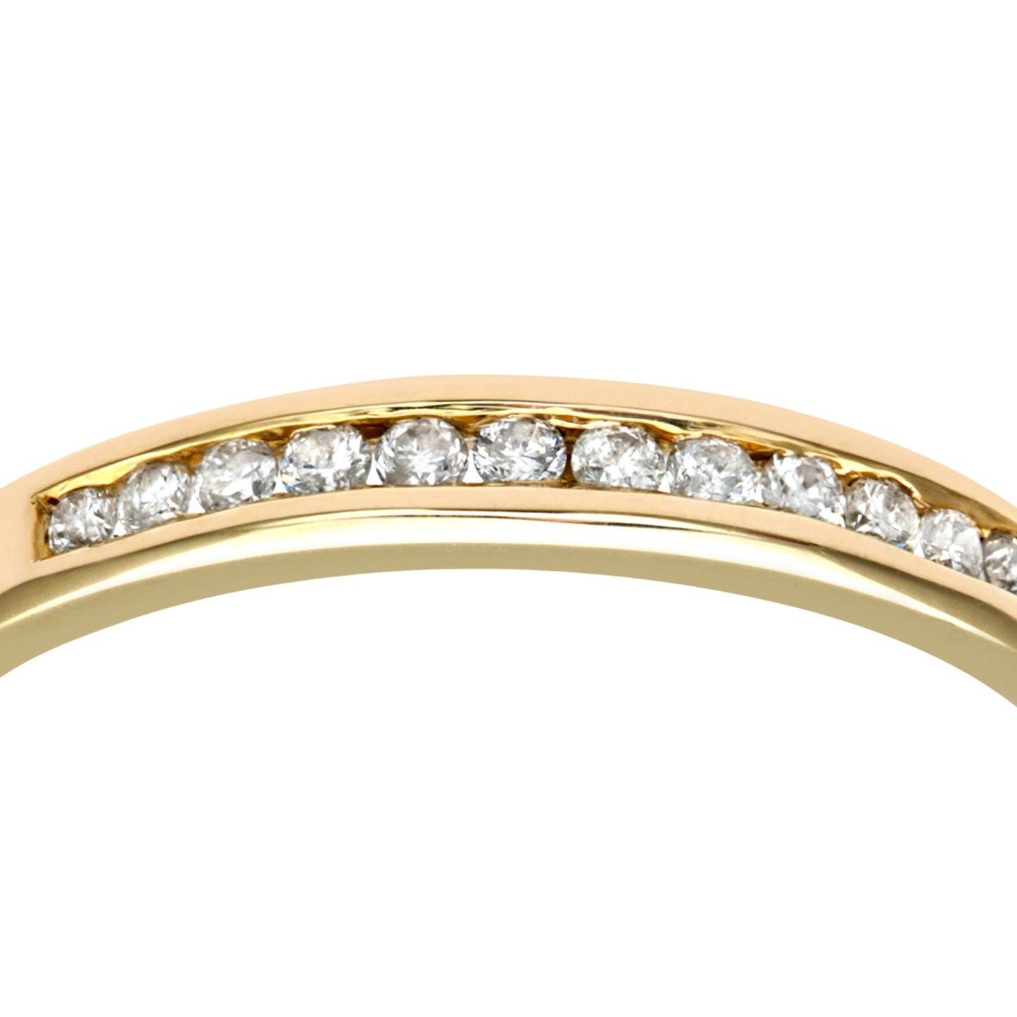 9ct Gold  12pts Diamond Channel Set 12 Stone Eternity Ring 1.5mm - PR0AXL8924Y
