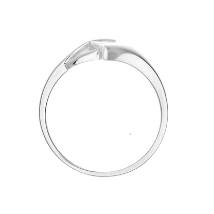18ct White Gold  Princess 1/4ct Diamond Illusion Solitaire Ring - PR0AXL916618KW