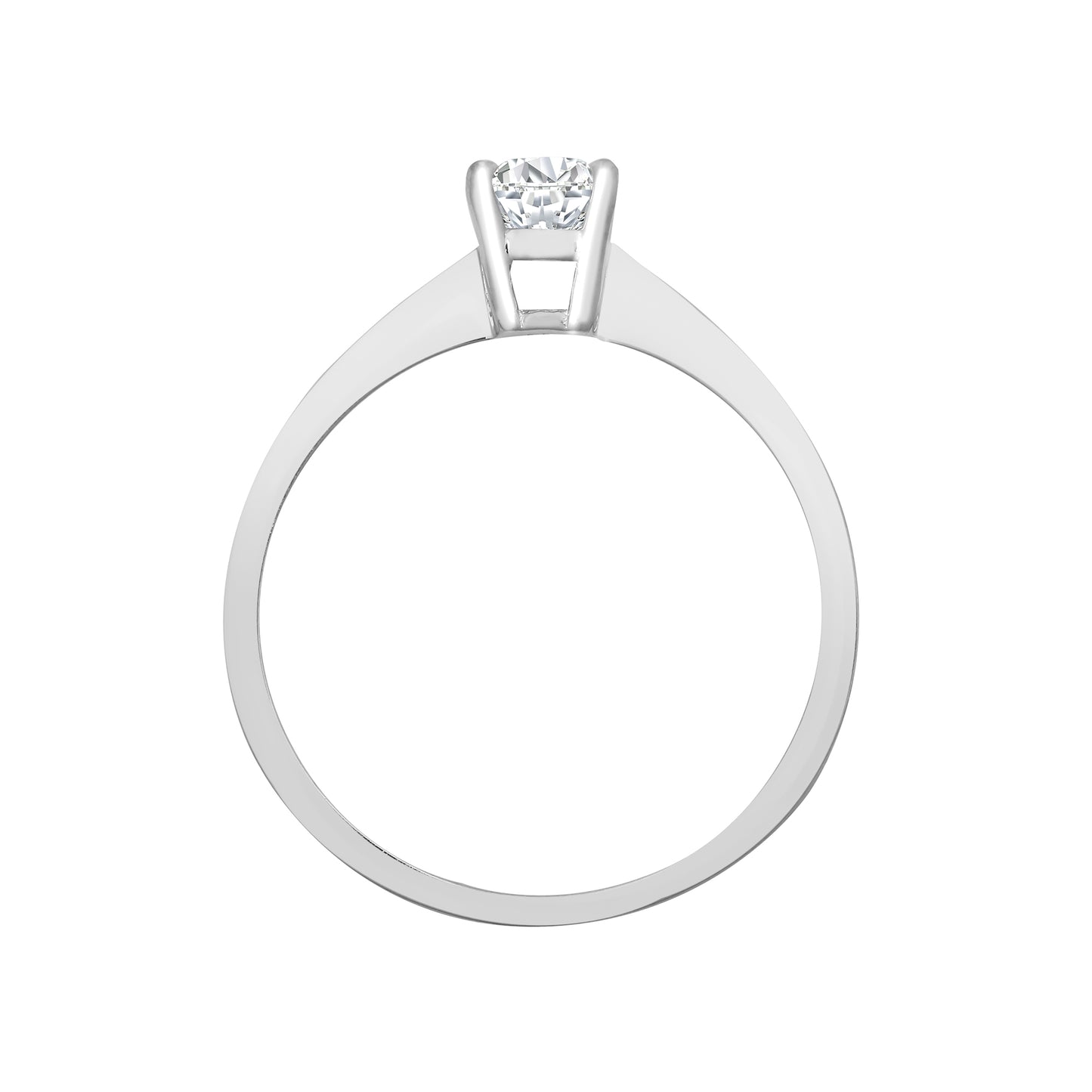 Platinum  1.5ct Diamond Solitaire Engagement Ring - PTR003-150