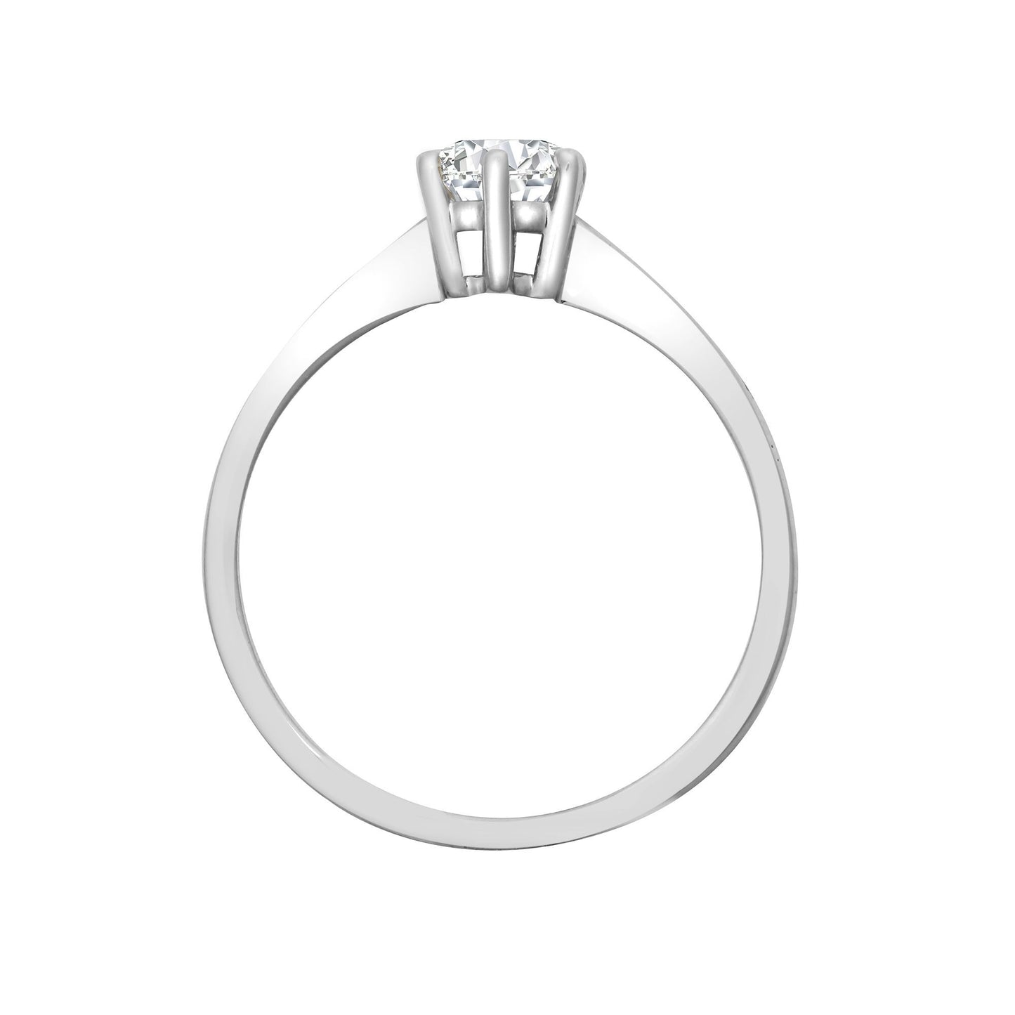 Platinum  1.5ct D/VS Lab Grown Diamond Solitaire Engagement Ring - LABPTR004-150