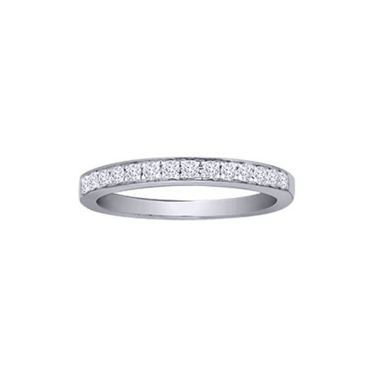 Platinum 0.25ct Diamond Dainty Band Eternity Ring 2.5mm - PTR010-025
