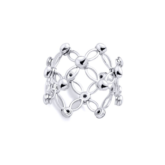 18ct White Gold  Expandable Ring - RBNR02087