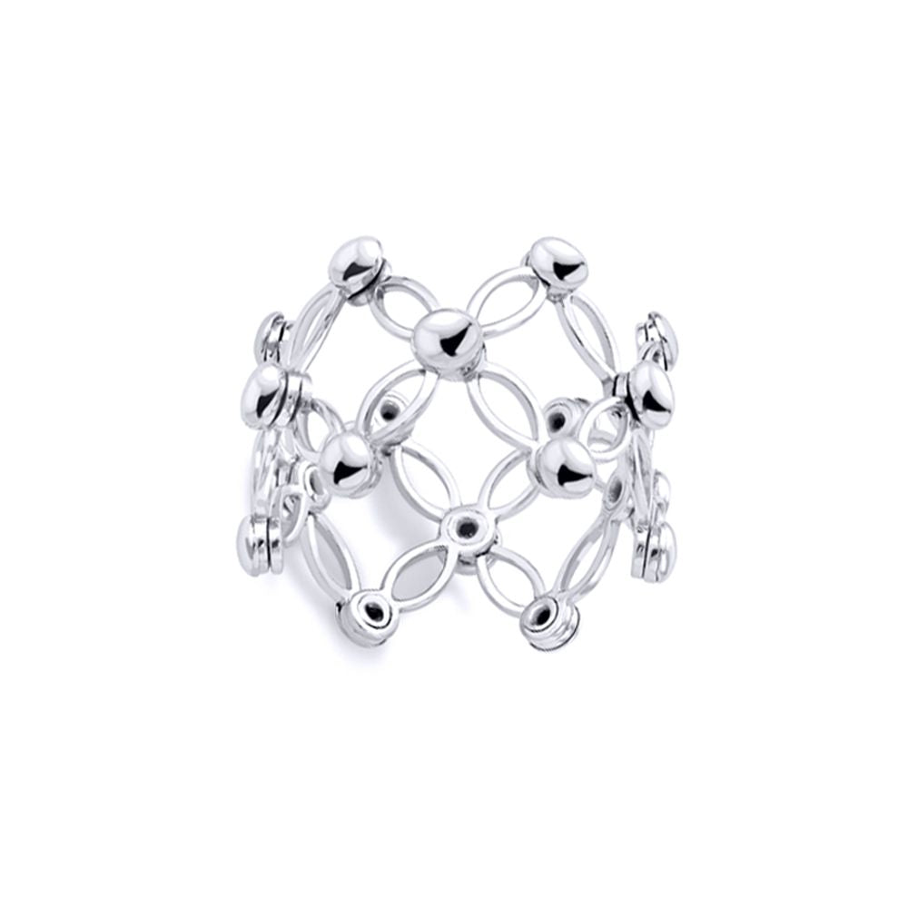 18ct White Gold  Expandable Ring - RBNR02087