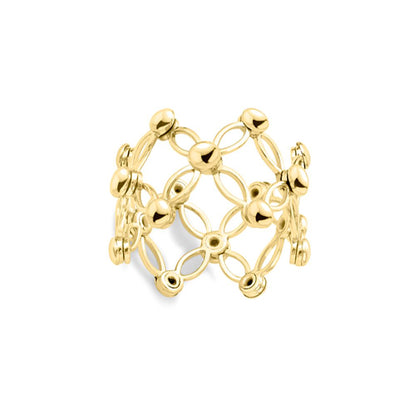 18ct Yellow Gold  Expandable Ring - RBNR02088