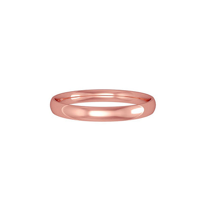 Womens 9ct Rose Gold  Wedding Ring - RNR02120008