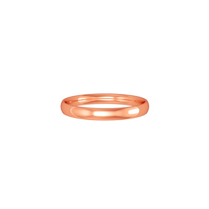 Womens 18ct Rose Gold  Wedding Ring - RNR02120009
