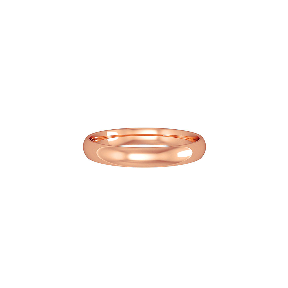 Womens 18ct Rose Gold  Wedding Ring - RNR02130009