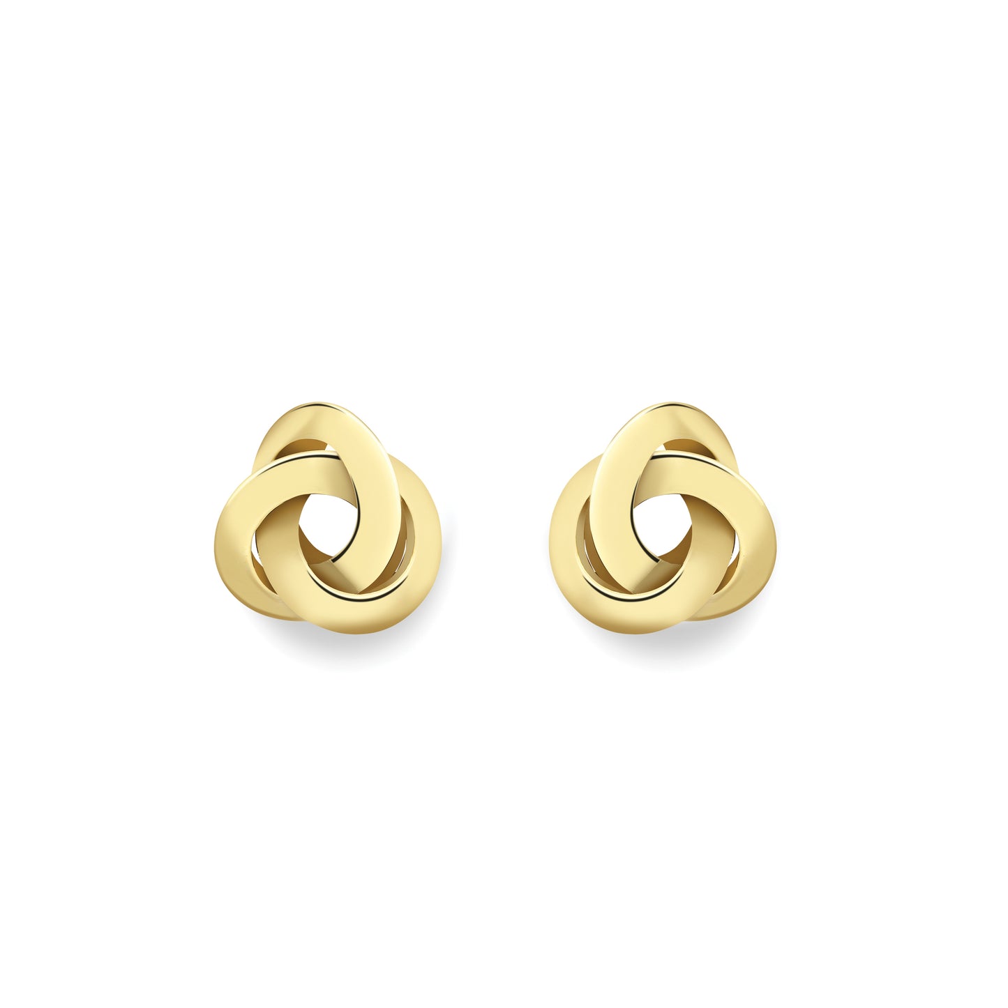 9ct Gold  Knot Stud Earrings - SENR02657