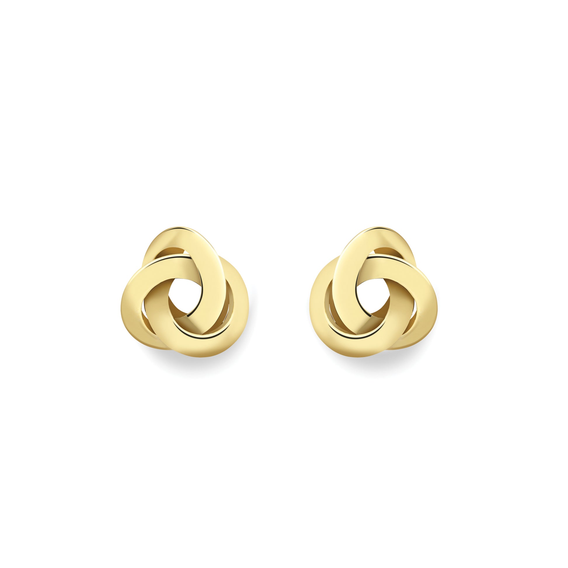 9ct Gold  Knot Stud Earrings - SENR02657