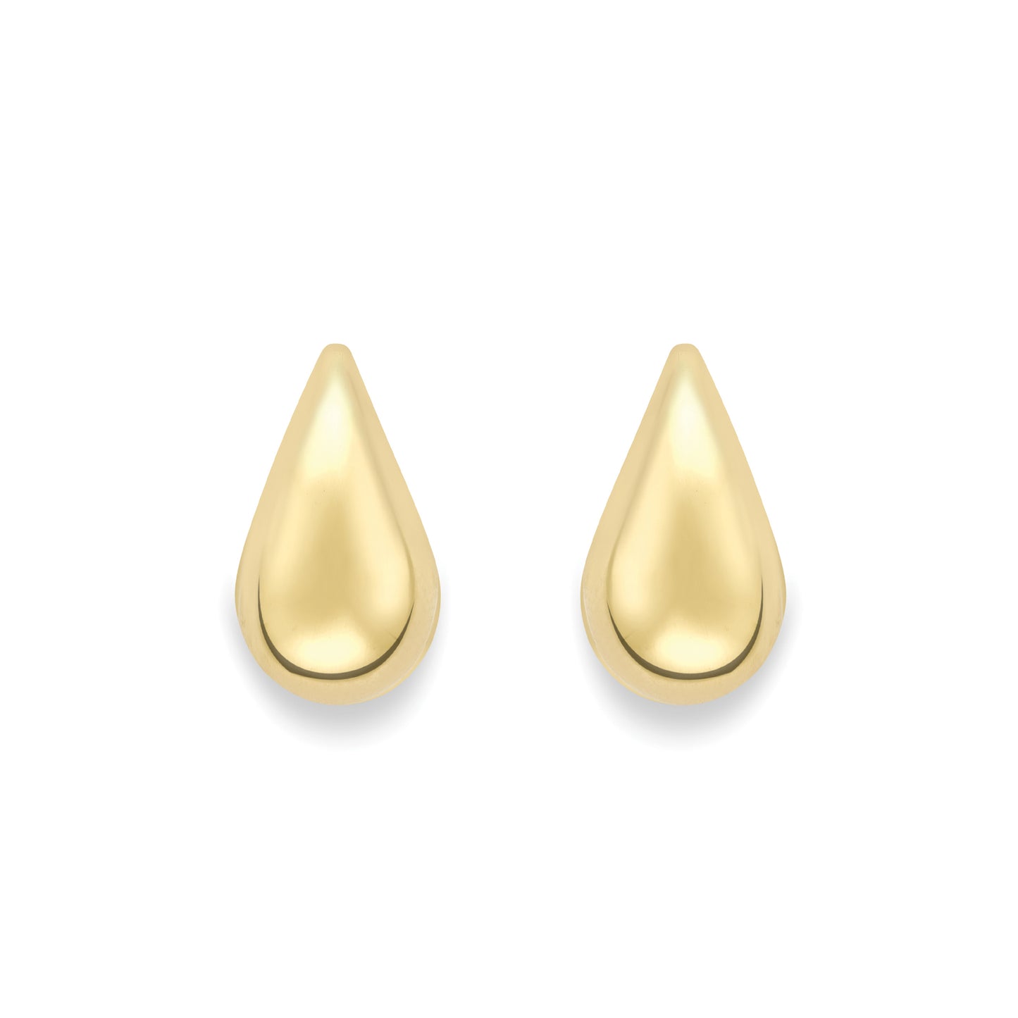 9ct Gold  Tear Drop Stud Earrings - SENR02661