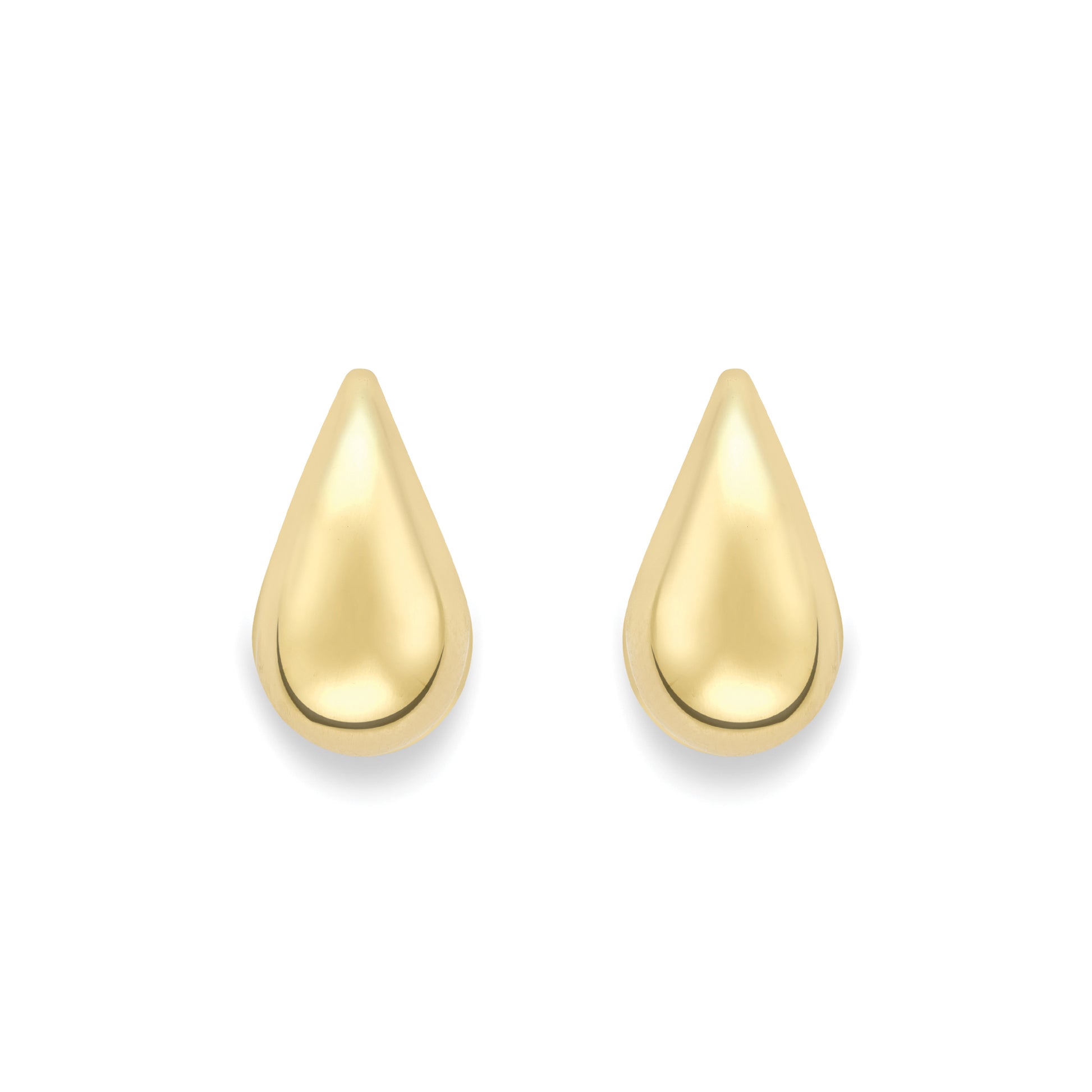 9ct Gold  Tear Drop Stud Earrings - SENR02661