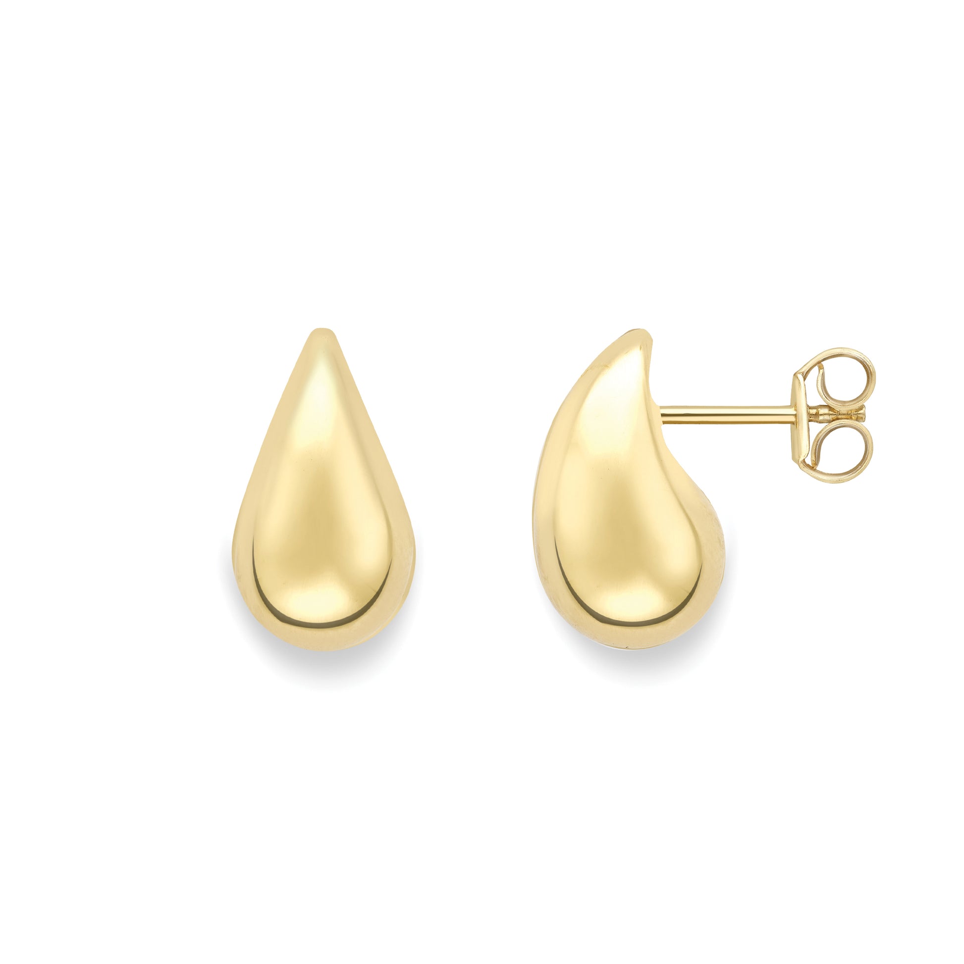 9ct Gold  Tear Drop Stud Earrings - SENR02661