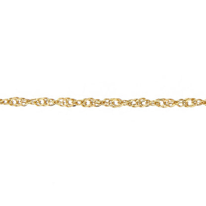 9ct Gold  Sparkling Singapore Pendant Chain Necklace 1.5mm - SINAXLG25Y