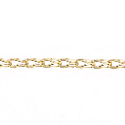 9ct Gold  Oval Tulip Belcher Pendant Chain Necklace 2mm - SPDAXL70