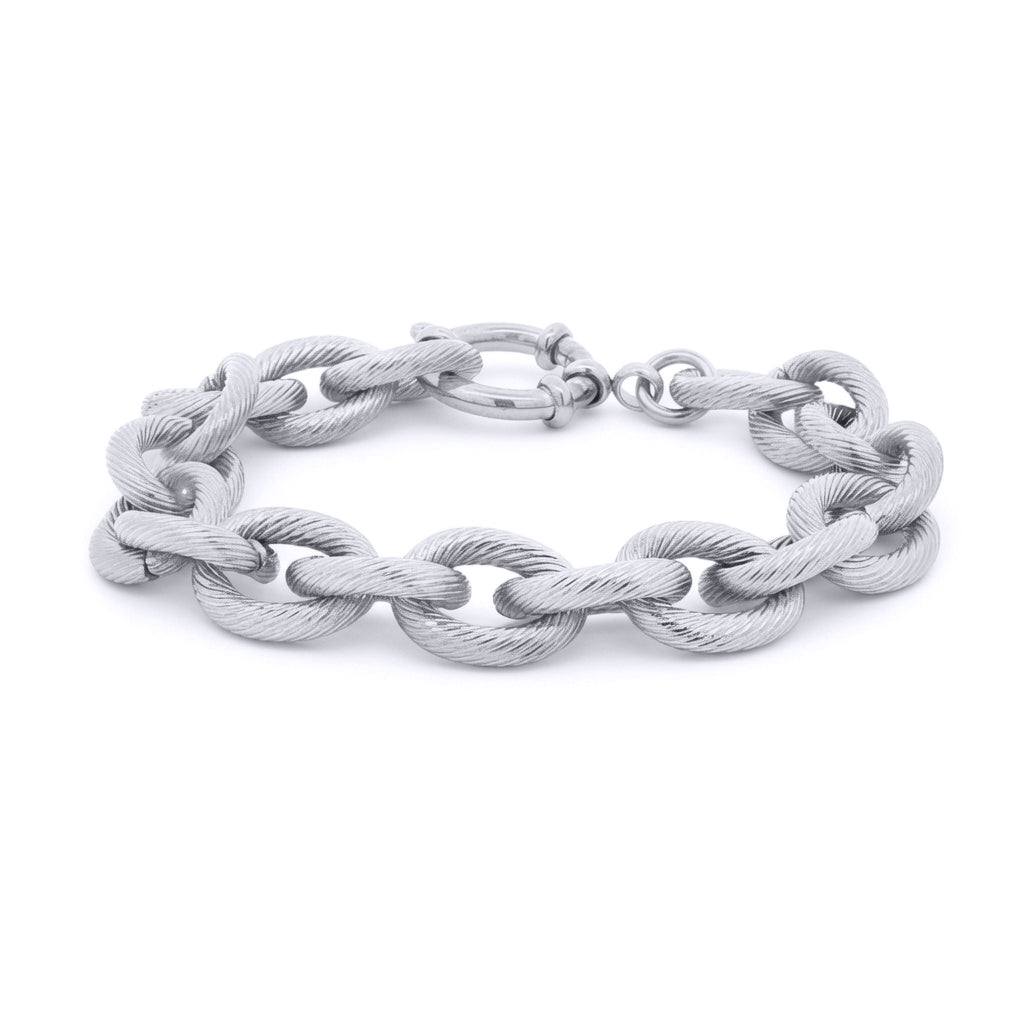 Stainless Steel  Chain Bracelet 8" 20cm - STB0001