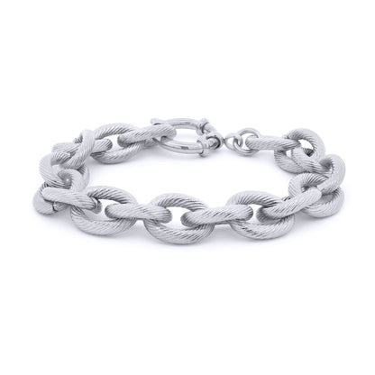 Stainless Steel  Chain Bracelet 8" 20cm - STB0001