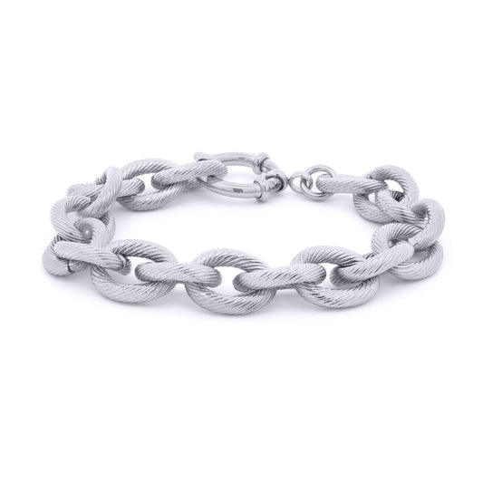 Stainless Steel  Chain Bracelet 8" 20cm - STB0001