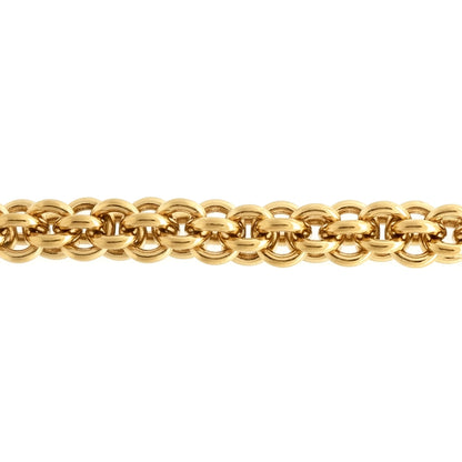 Gold-plated Stainless Steel  Chain Bracelet 8" 20cm - STB0004GP