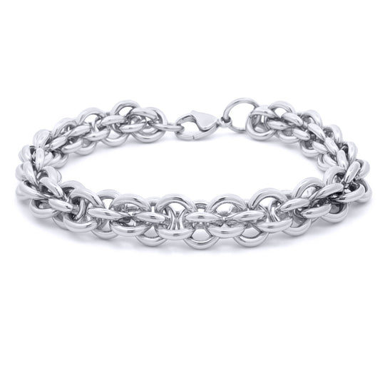 Stainless Steel  Chain Bracelet 8" 20cm - STB0004