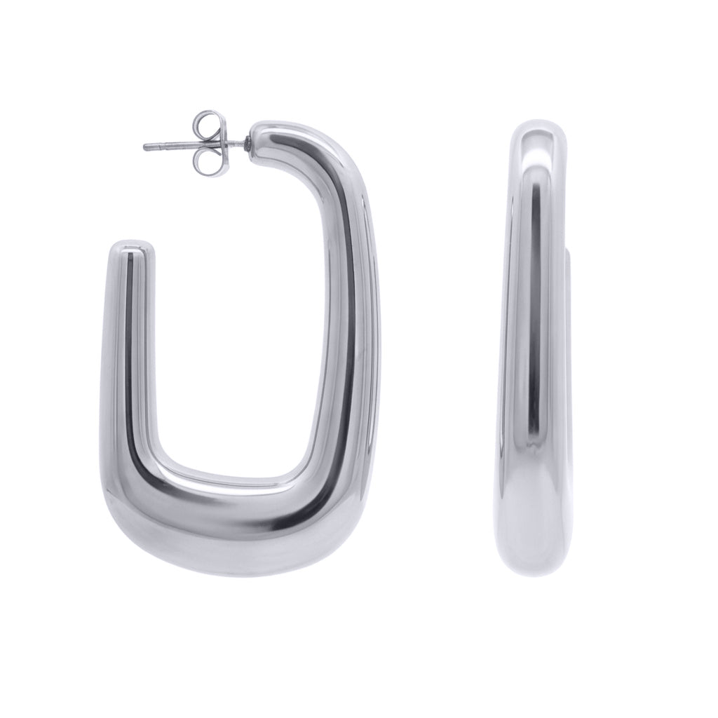 Stainless Steel  Creole Earrings - STE0001