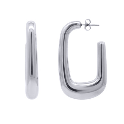 Stainless Steel  Creole Earrings - STE0001