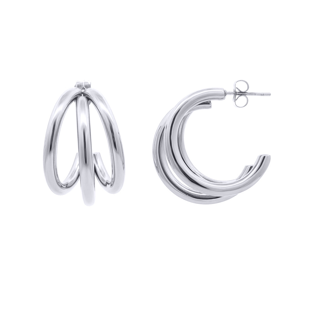 Stainless Steel  Drop Earrings - STE0003