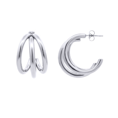 Stainless Steel  Drop Earrings - STE0003