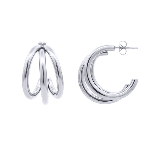 Stainless Steel  Drop Earrings - STE0003