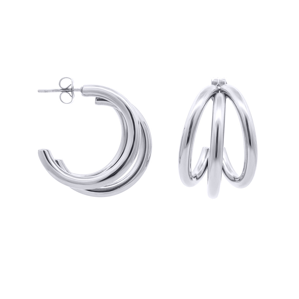 Stainless Steel  Drop Earrings - STE0003