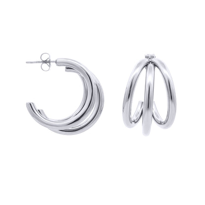 Stainless Steel  Drop Earrings - STE0003