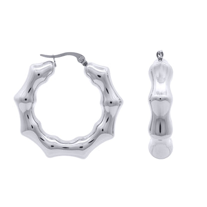 Stainless Steel  Creole Earrings - STE0006