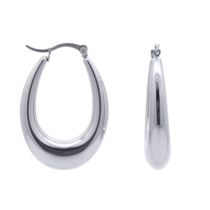 Stainless Steel  Creole Earrings - STE0012