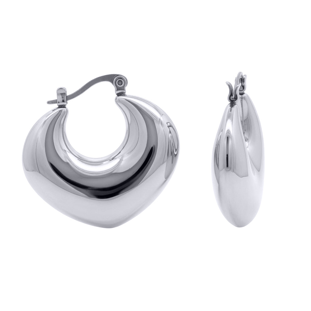 Stainless Steel  Creole Earrings - STE0014