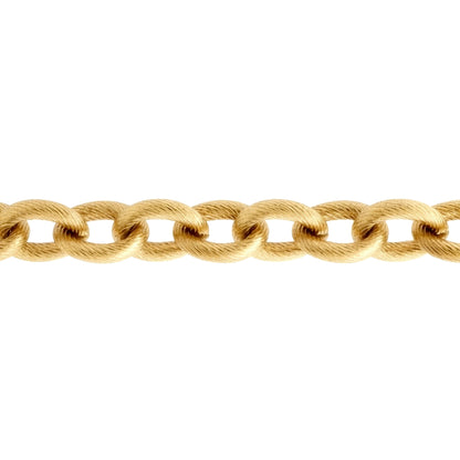 Gold-plated Stainless Steel  Chain Necklace 18" 45cm - STN0001GP