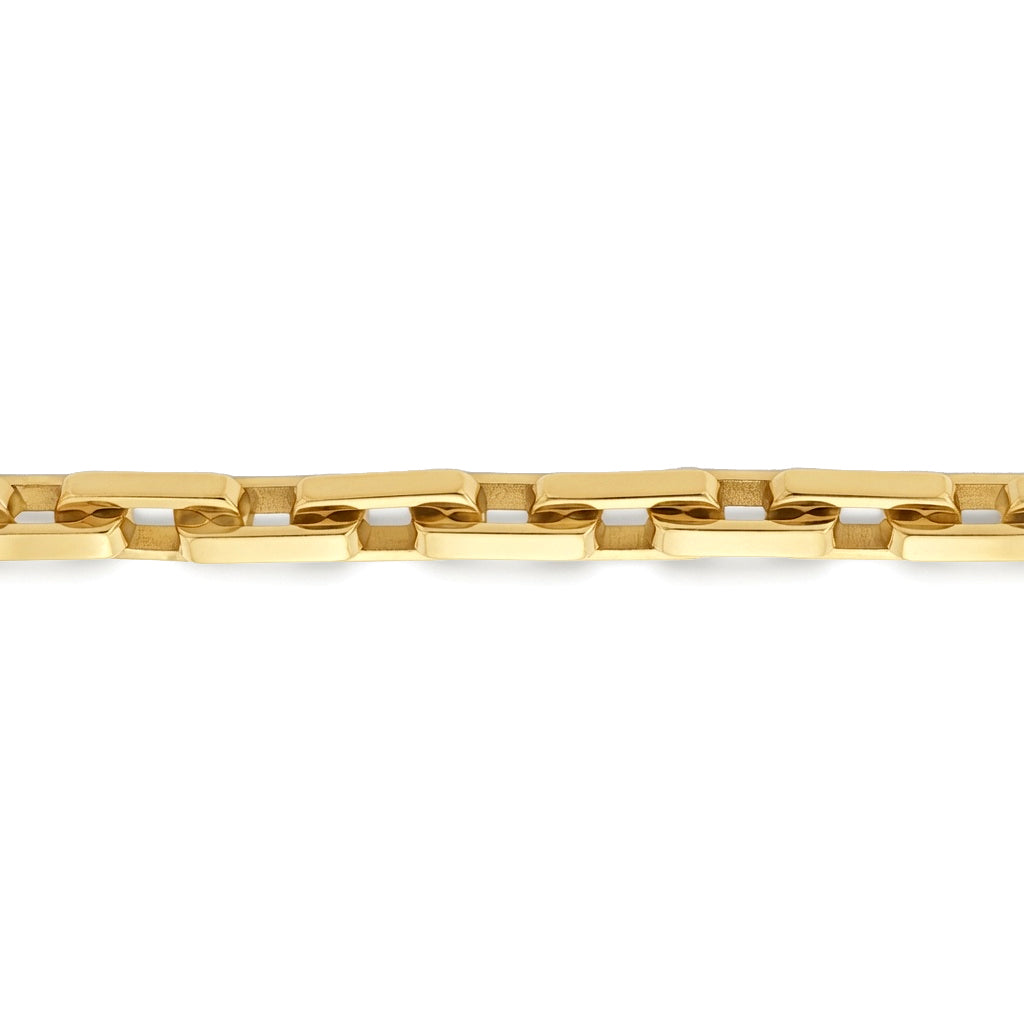Gold-plated Stainless Steel  Chain Necklace 18" 45cm - STN0002GP