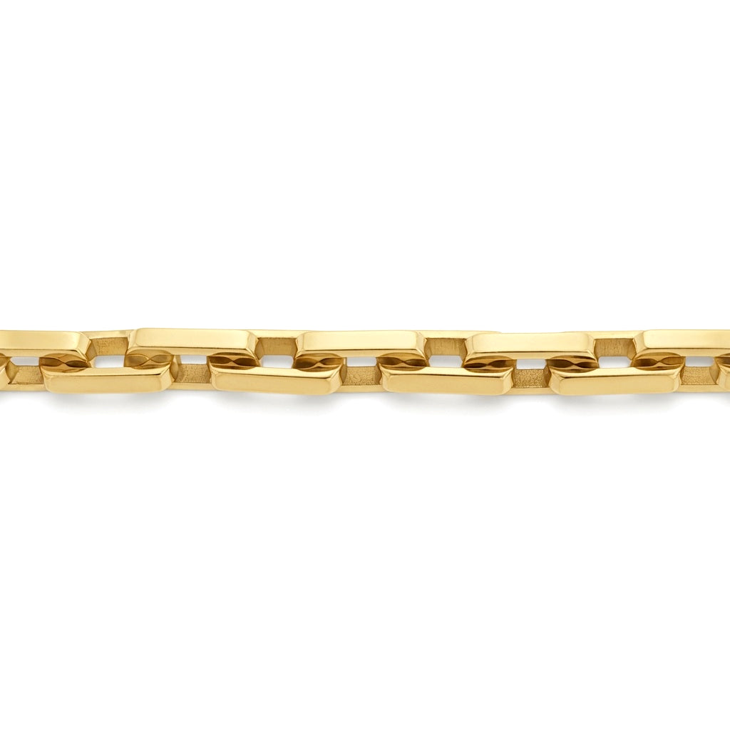 Gold-plated Stainless Steel  Chain Necklace 18" 45cm - STN0002GP