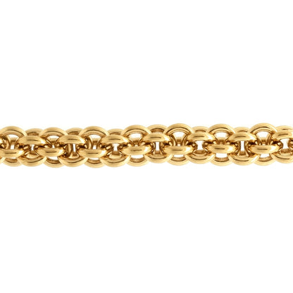 Gold-plated Stainless Steel  Chain Necklace 18" 45cm - STN0004GP