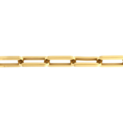 Gold-plated Stainless Steel  Chain Necklace 18" 45cm - STN0006GP
