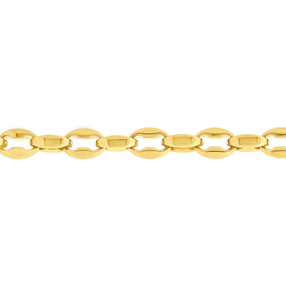 Gold-plated Stainless Steel  Chain Necklace 18" 45cm - STN0007GP