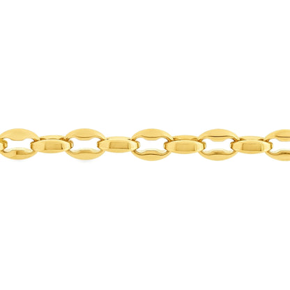 Gold-plated Stainless Steel  Chain Necklace 18" 45cm - STN0007GP